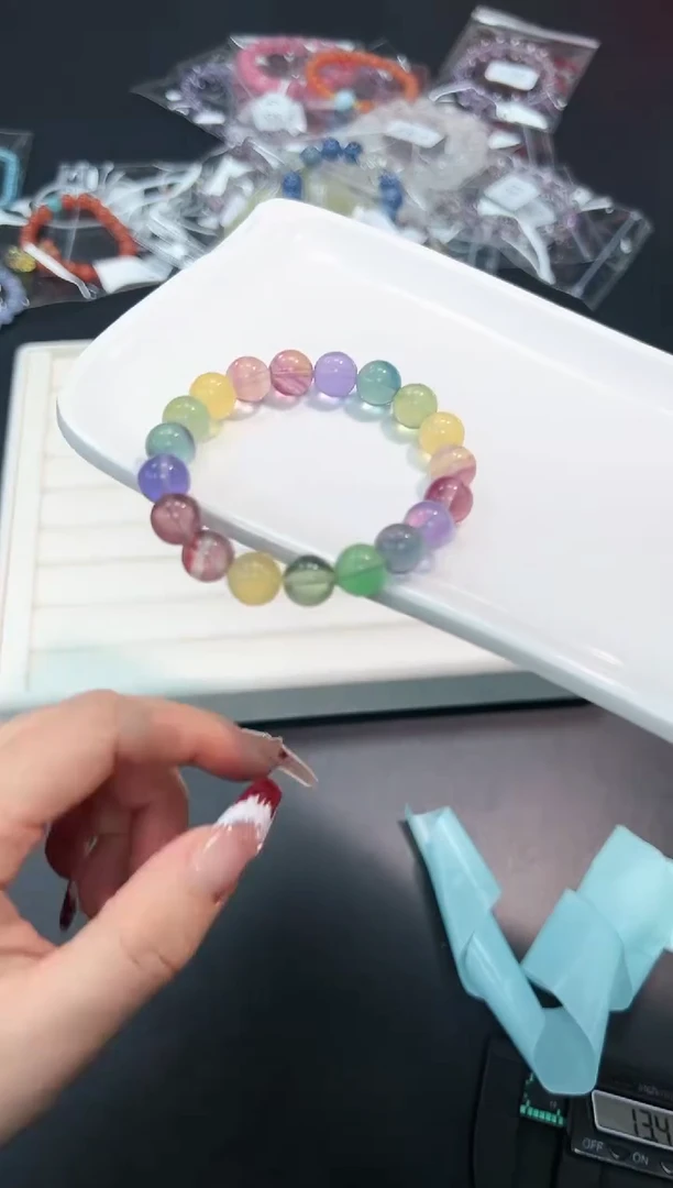 【闪购商品】萤石手链未镶嵌46r多样性发其一/1条默认微瑕