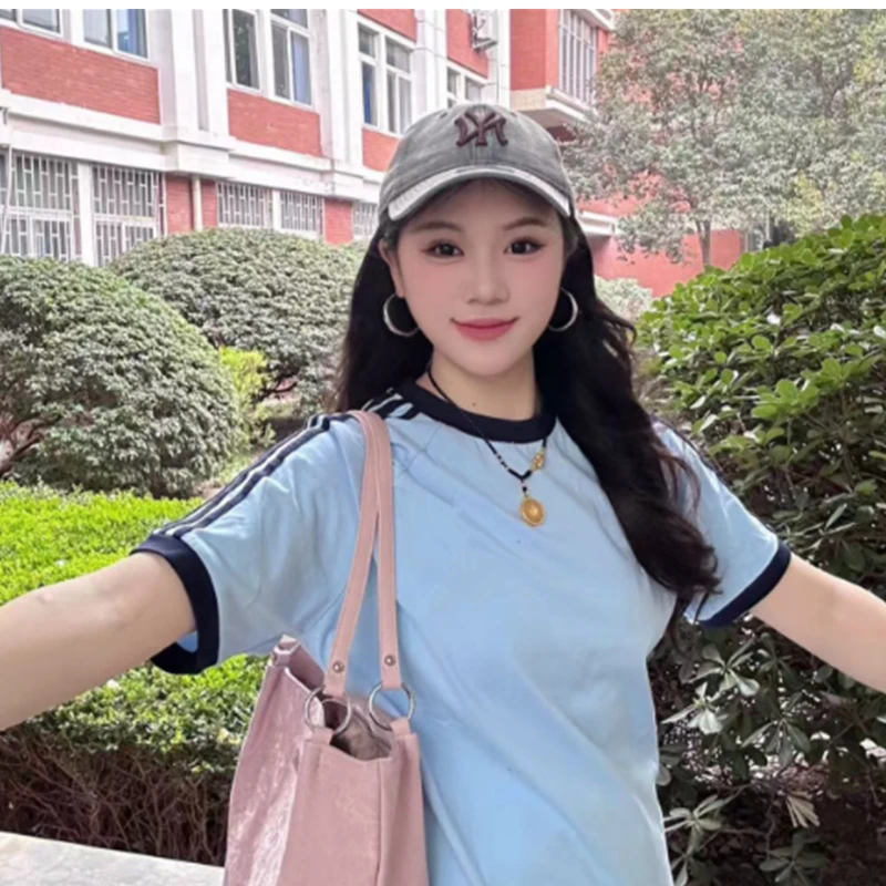 夏季男女同款百搭亲子装短袖T桖HJ-3494运动