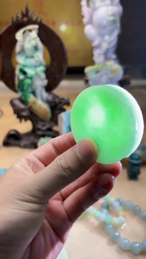 未镶嵌挂件翡翠A货张麦7244