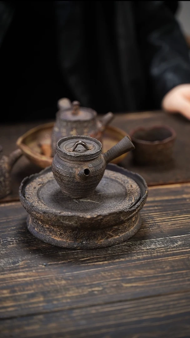 全手工制作 南蛮侧把壶