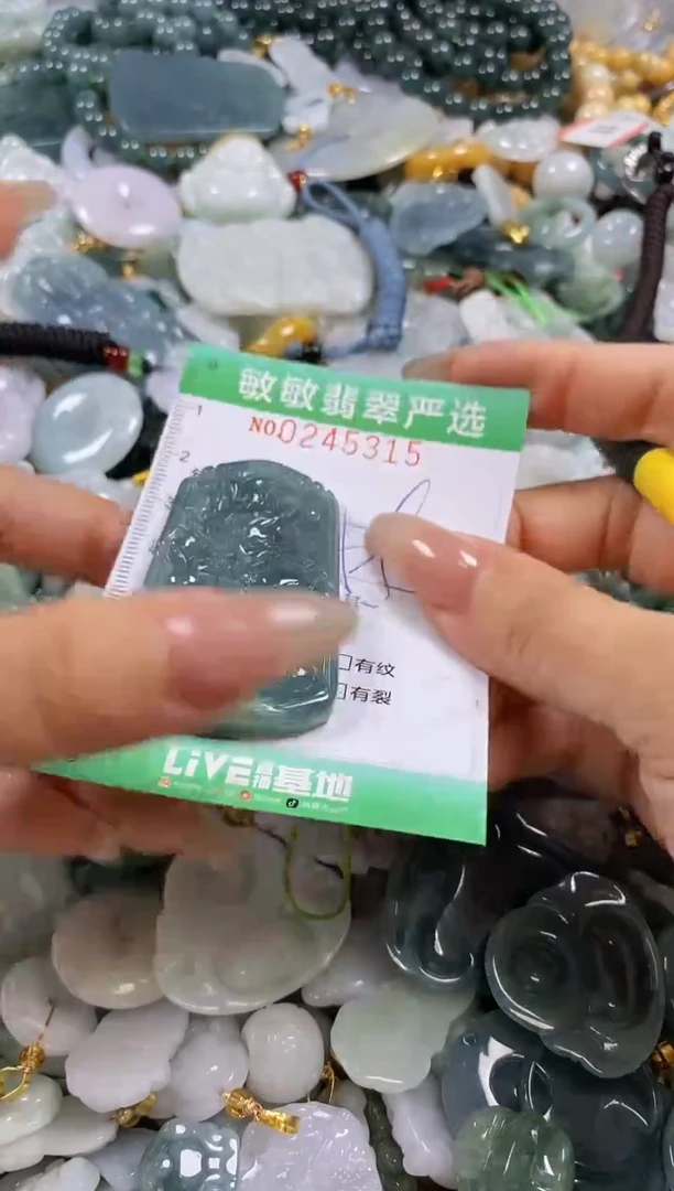 翡翠未镶嵌颈饰闪购0245315多样性发其一