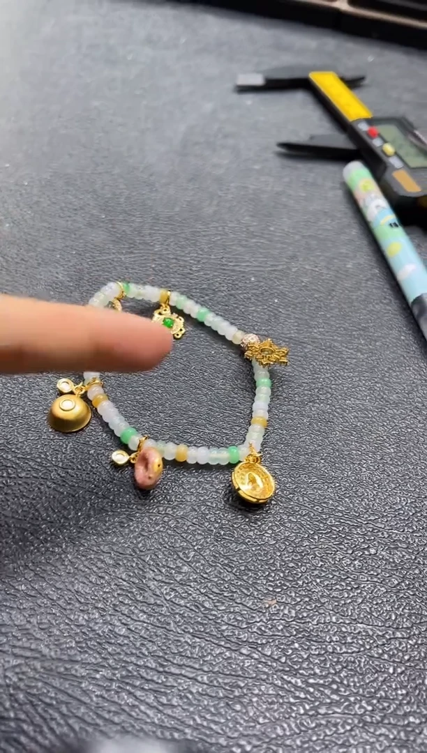 【闪购商品】翡翠手链银S925镶嵌0263618650