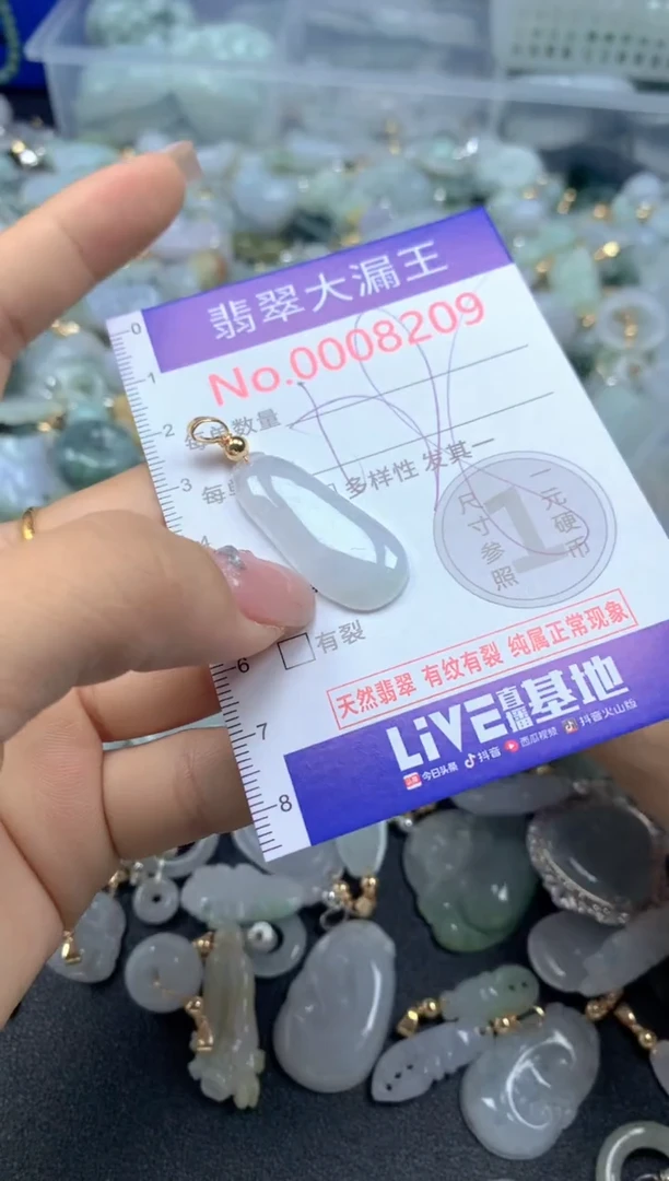颈饰未镶嵌翡翠8209