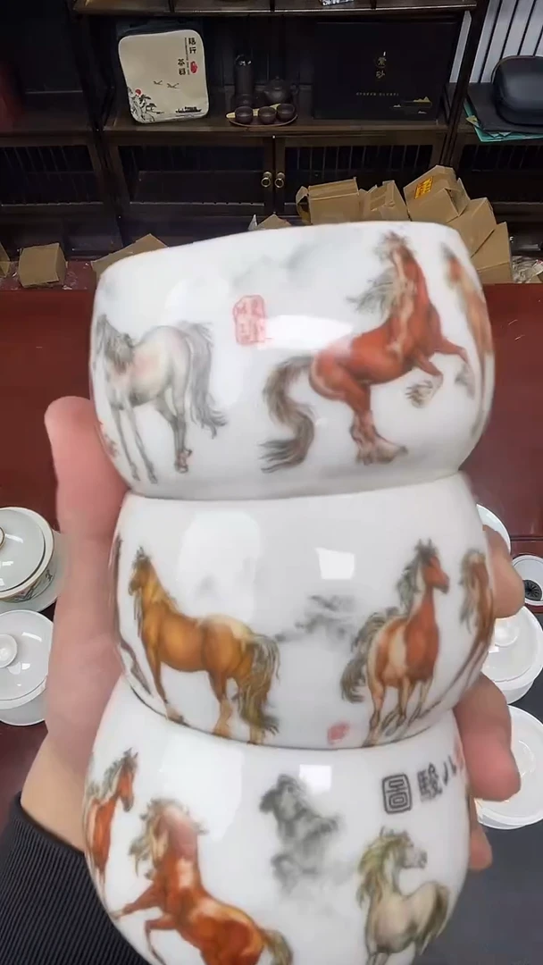 茶具临时链接瓷盖碗