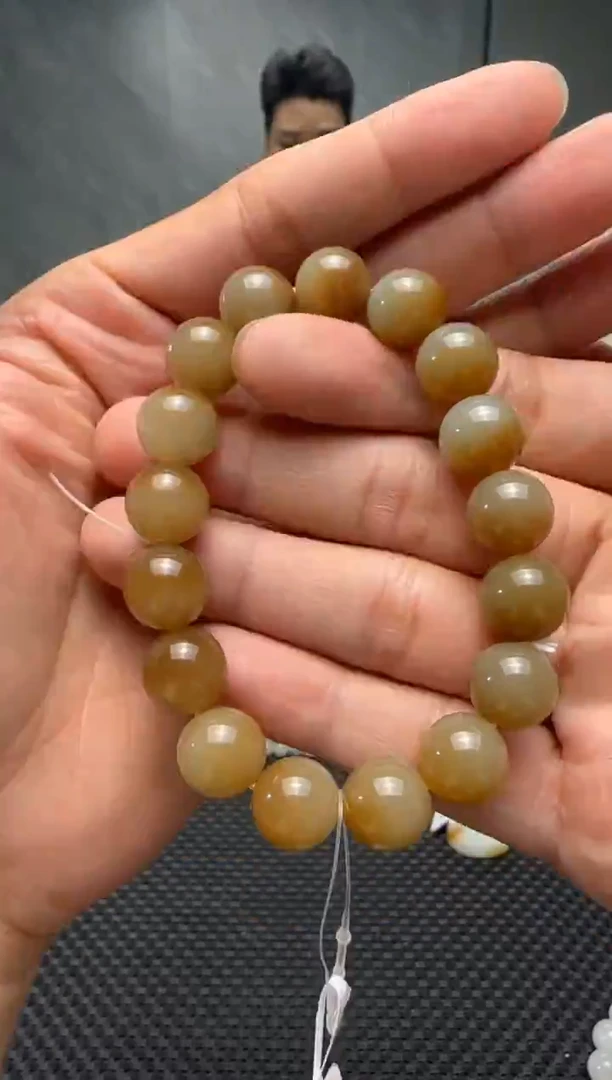 未镶嵌手串和田玉若羌糖手串卡12