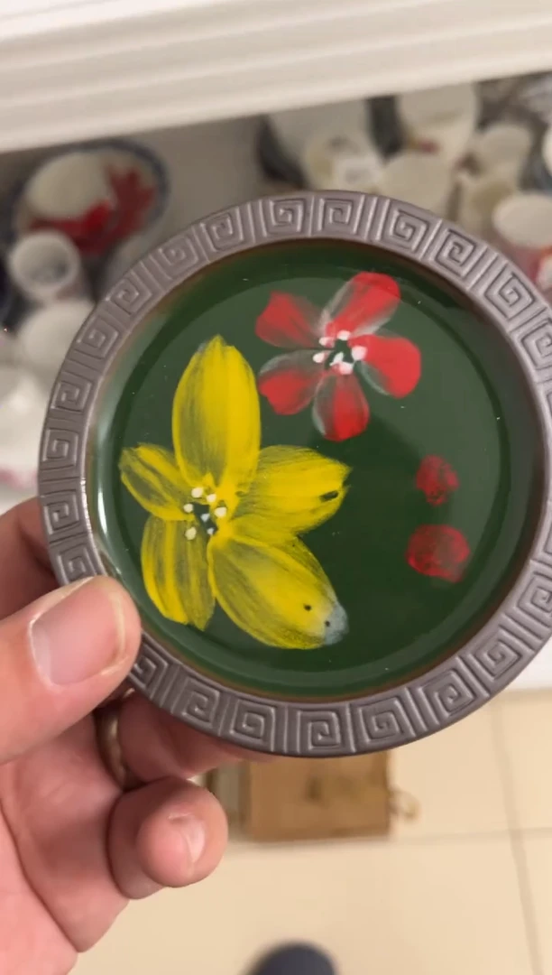 庄绿莫奈杯垫茶具茶具