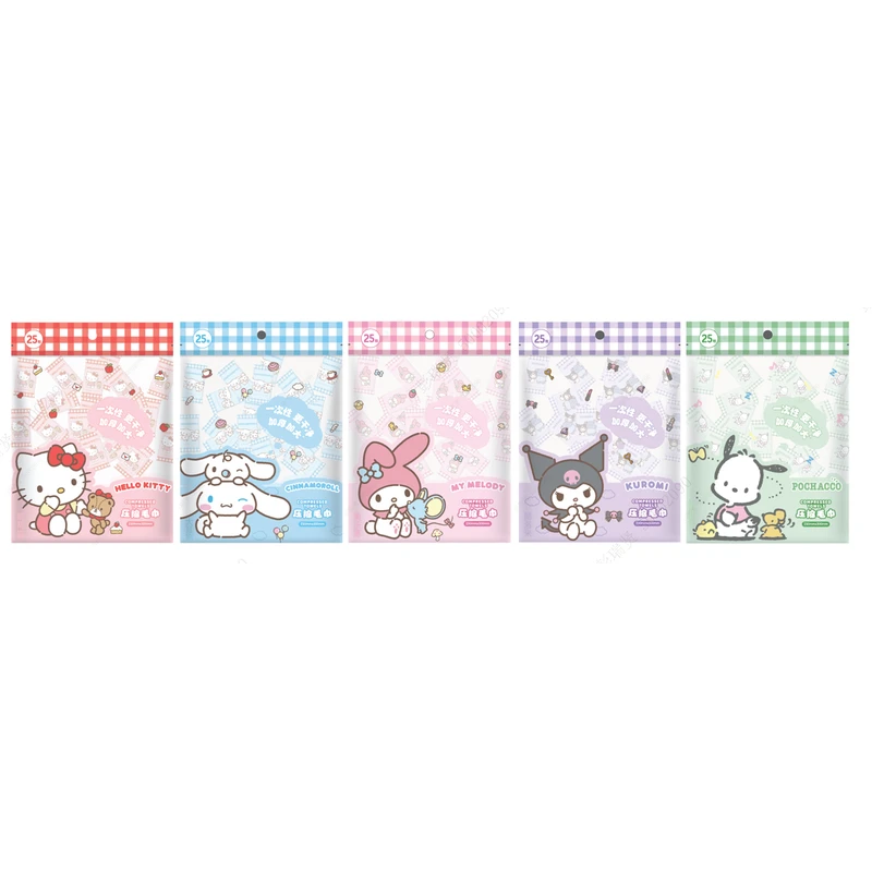 Sanrio characters一次性压缩毛巾25粒(Hello Kitty)