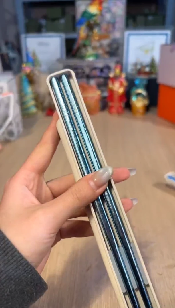 【闪购商品】杯139 钛筷子（蓝）