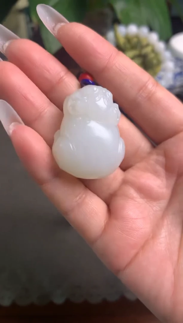 和田玉未镶嵌颈饰博古玉石新疆和田玉-小猪