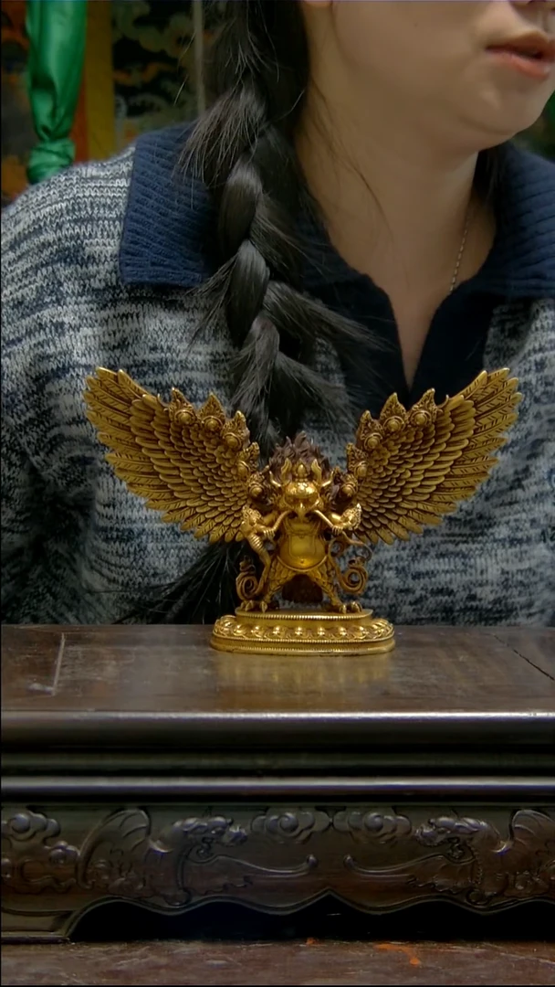 铜像造像收藏铜像造像收藏金翅大鹏鸟