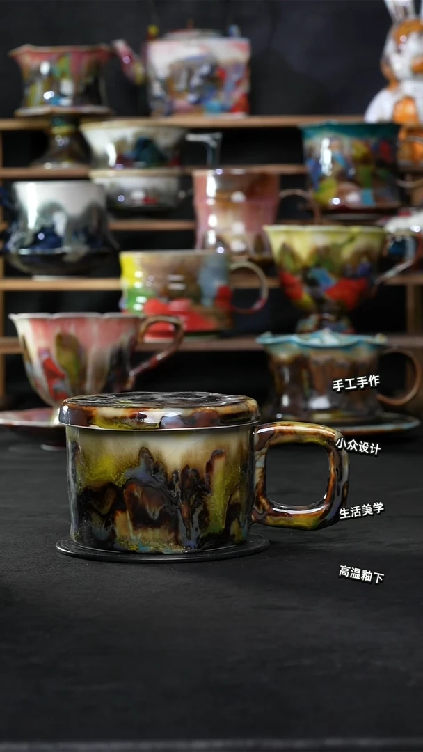 设计师款景德镇森涩手创陶瓷（食品级）5931