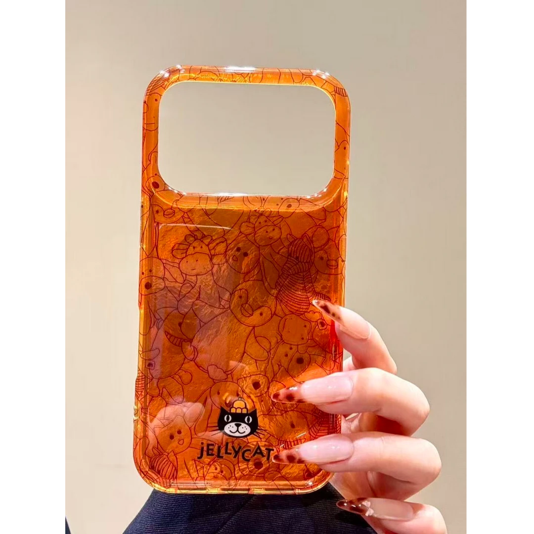 诚星泽线条小动物适用苹果17PROMAX手机壳华为OPPO小米VIVO新款女