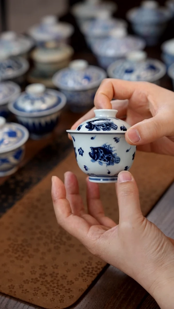 【闪购商品】120鳜鱼盖碗1111111111