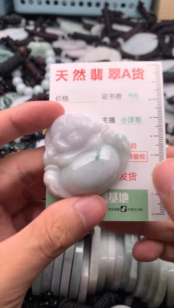 翡翠未镶嵌吊坠(不含链)1