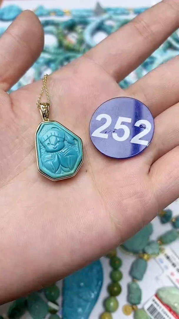 【闪购商品】绿松石项链合金项链252