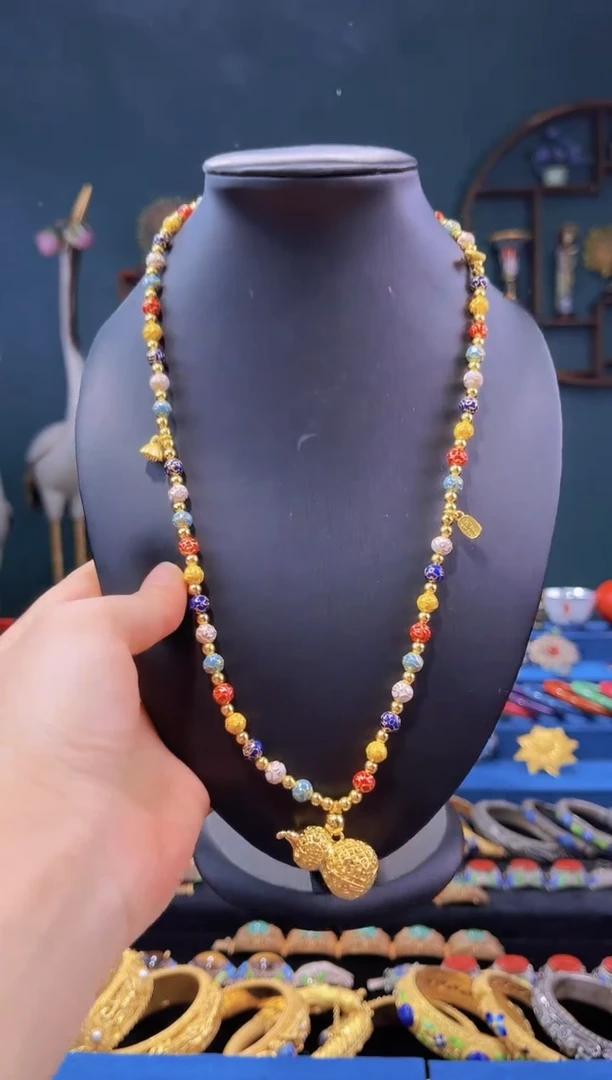 【闪购商品】非遗绝技 景泰蓝项链 多宝