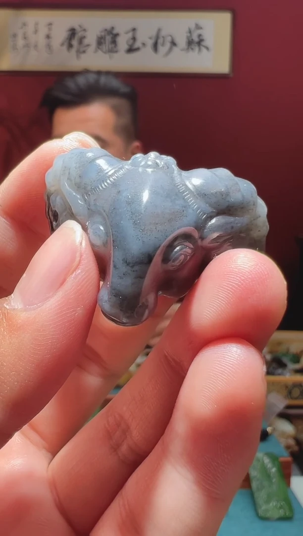 和田玉未镶嵌吊坠(不含链)1