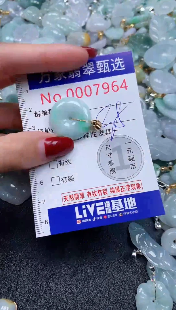 颈饰未镶嵌翡翠7964