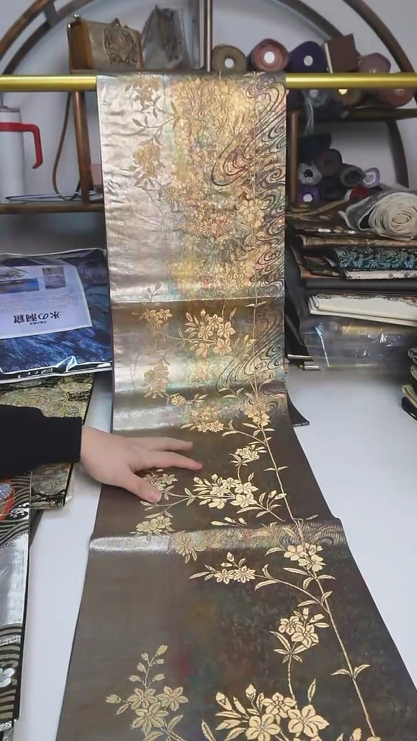 【闪购商品】织绣110西阵织六通花卉