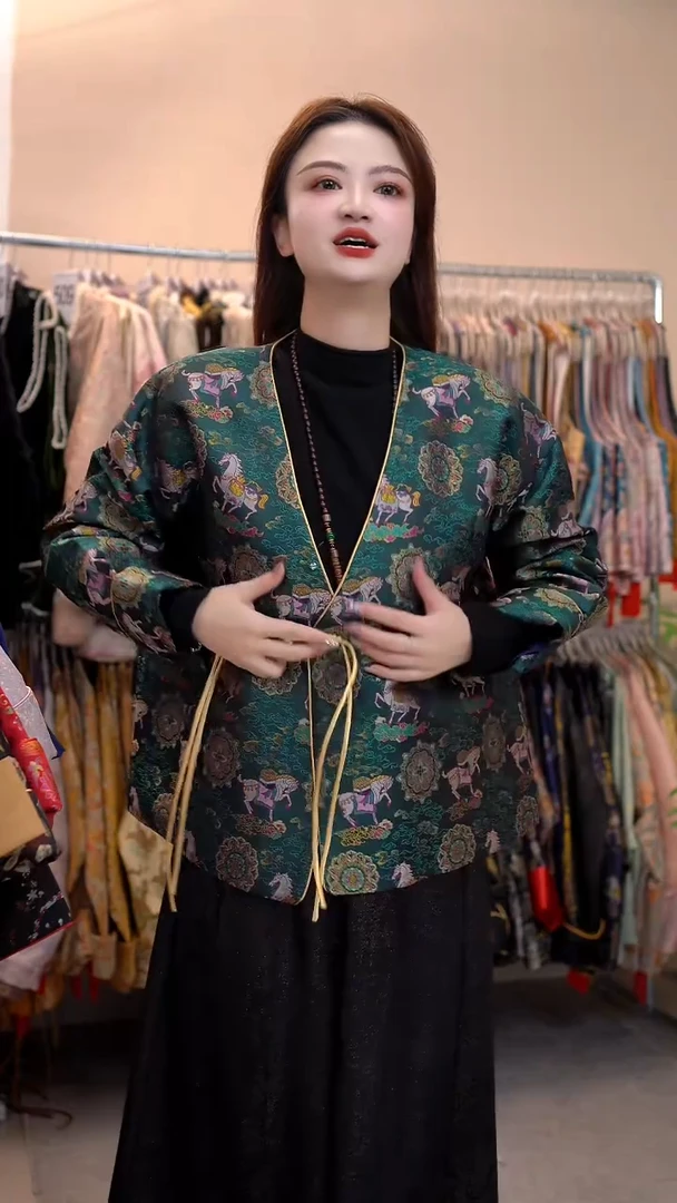 清仓孤品不退不换君子纤新中式女装
