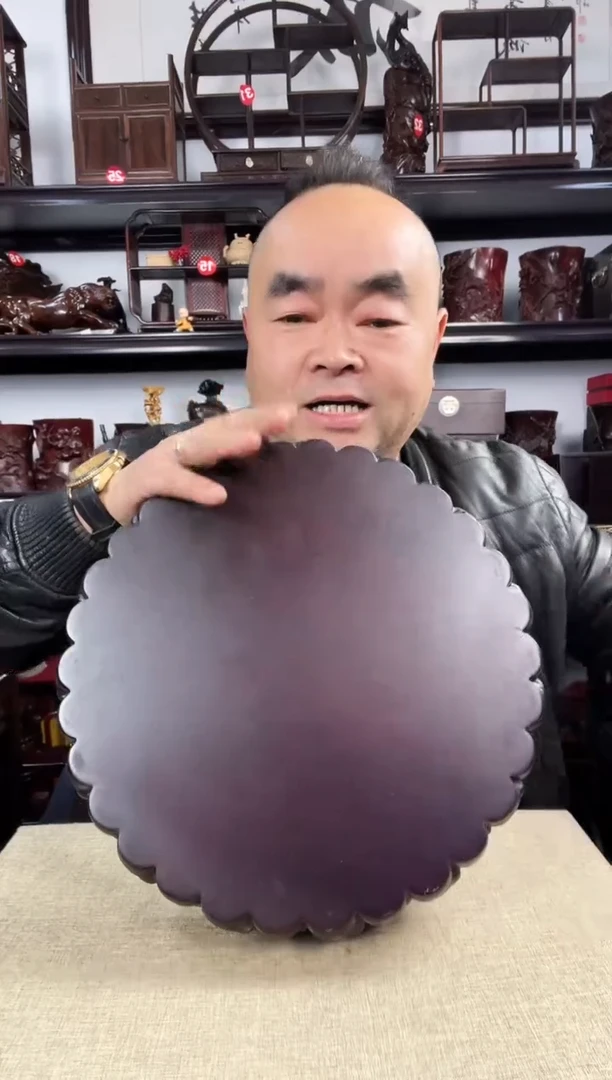 木老李红木工艺品556瑕疵