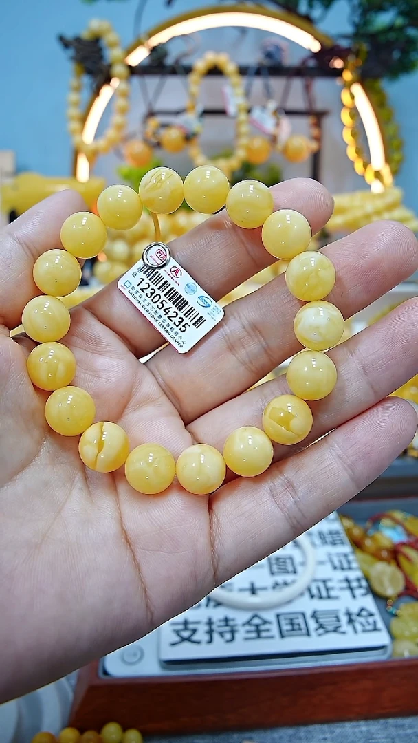 【闪购商品】蜜蜡手串未镶嵌********