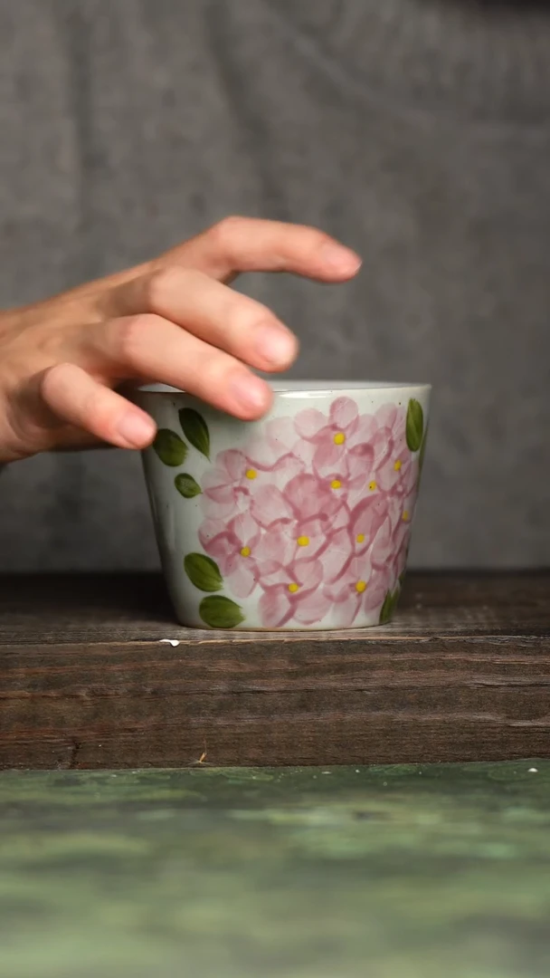 【闪购商品】杯青诗手工手绘瓷器