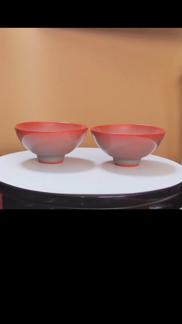 【闪购商品】对杯红炉见雪碗口主人对杯礼盒装