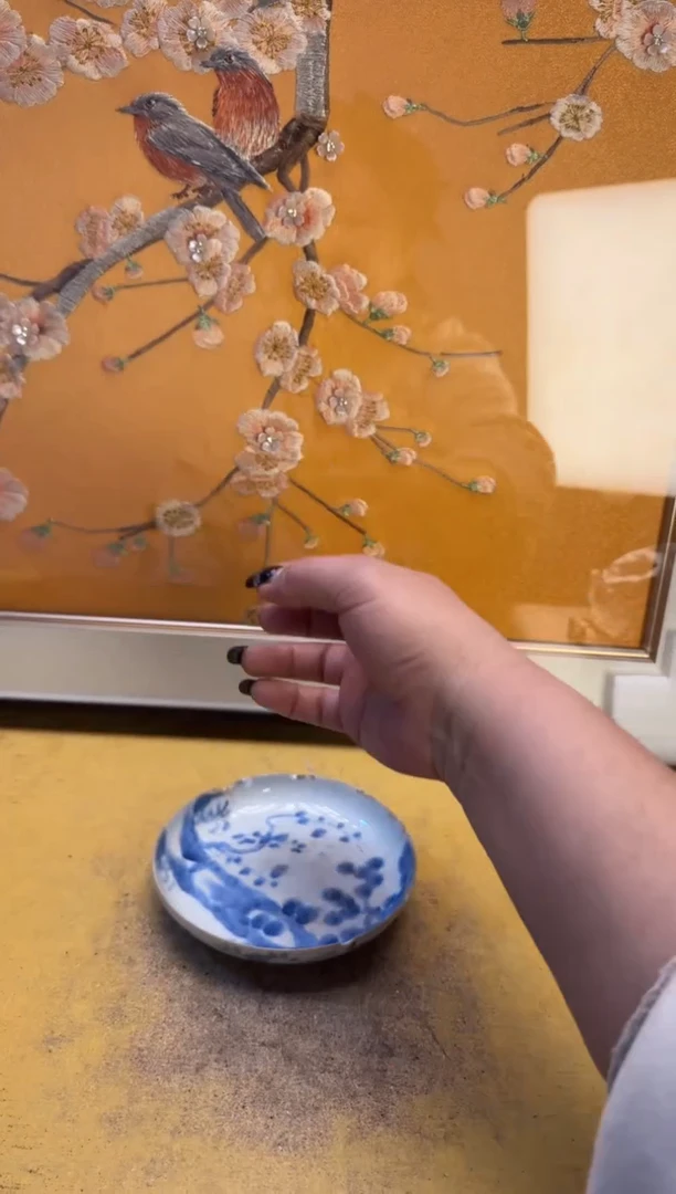 小**蝶瓷器瓷器瑕疵破破77