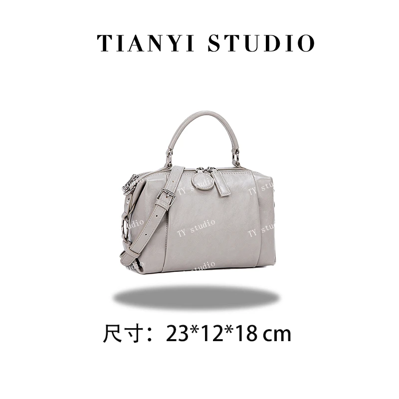 【TY】QYX-81460-大象灰 轻奢高级韩版单肩潮流时尚简约女包