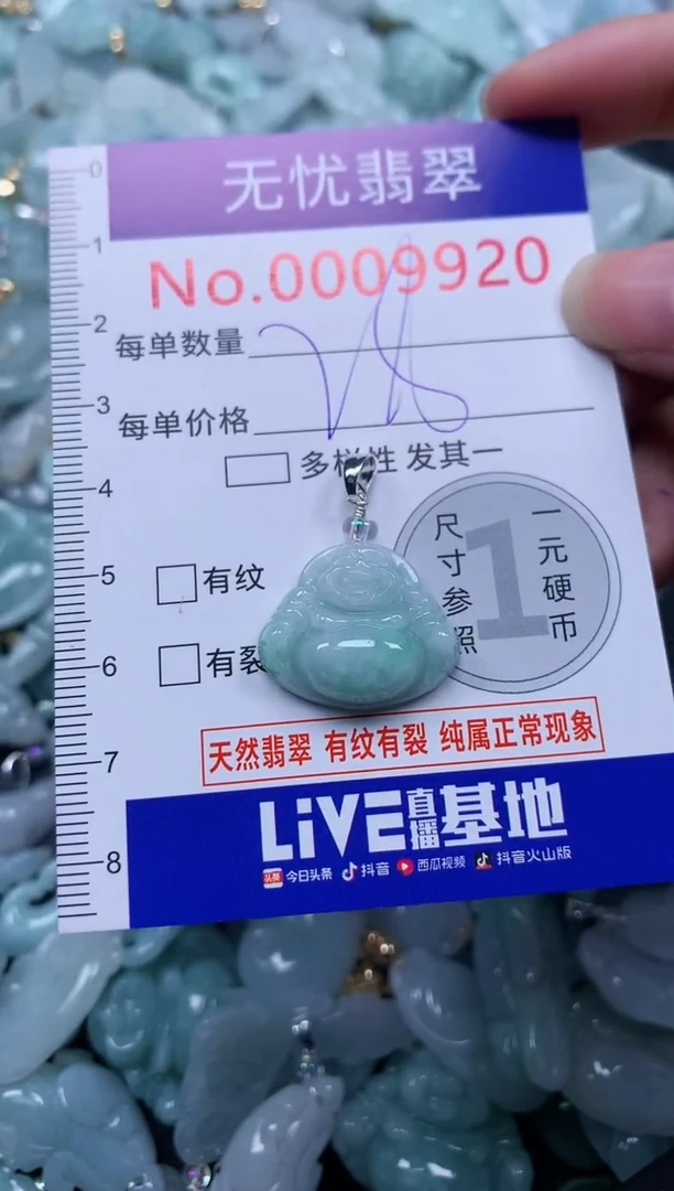 颈饰未镶嵌翡翠9920