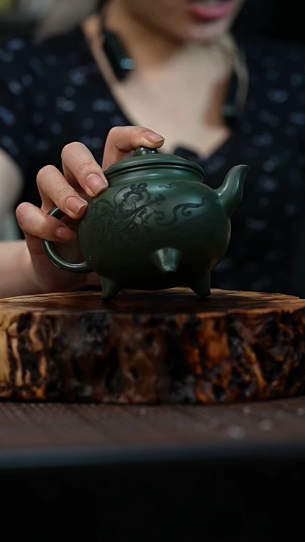 茶壶紫砂宜兴岁颐传砂原矿全手33