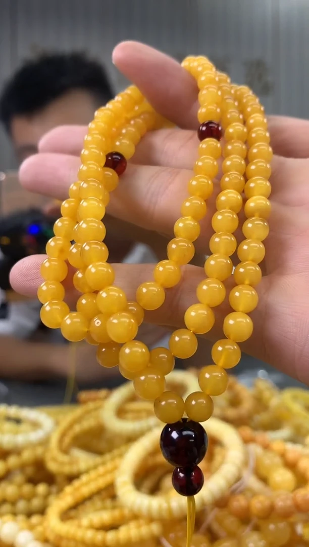 未镶嵌蜜蜡裸石链子多样性发其一