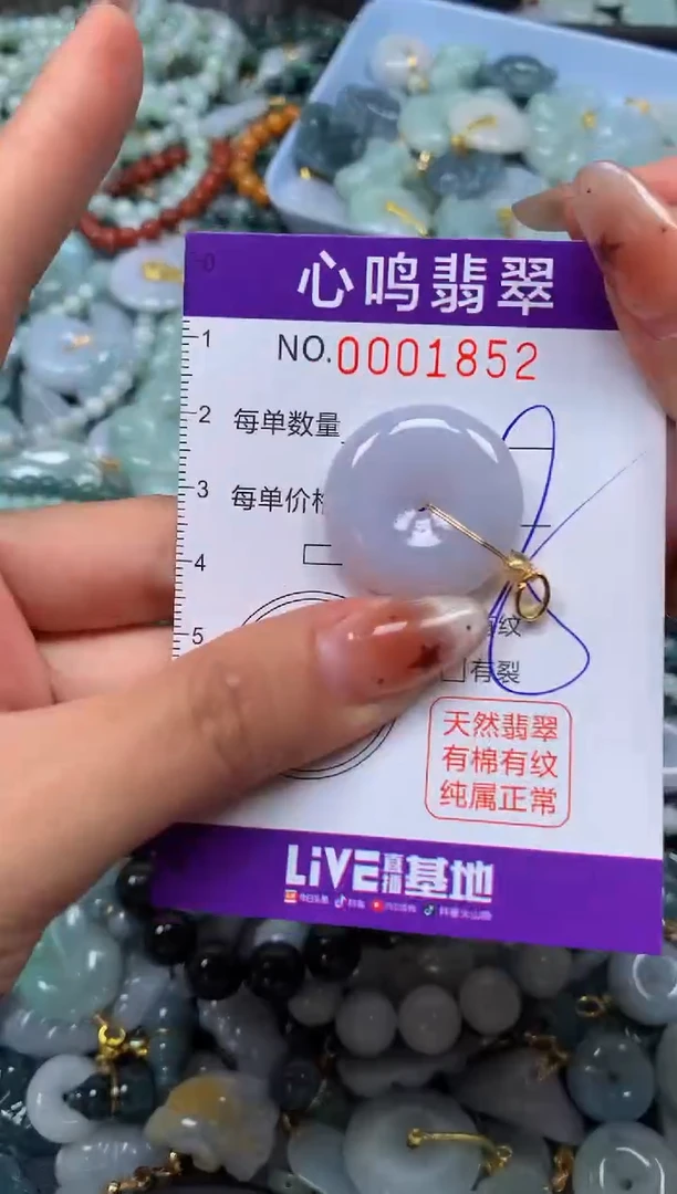 翡翠未镶嵌颈饰闪购001852