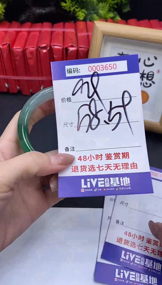 未镶嵌手镯翡翠0003650