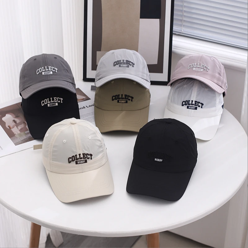 春夏薄款软顶运动速干棒球帽百搭透气遮阳户外休闲