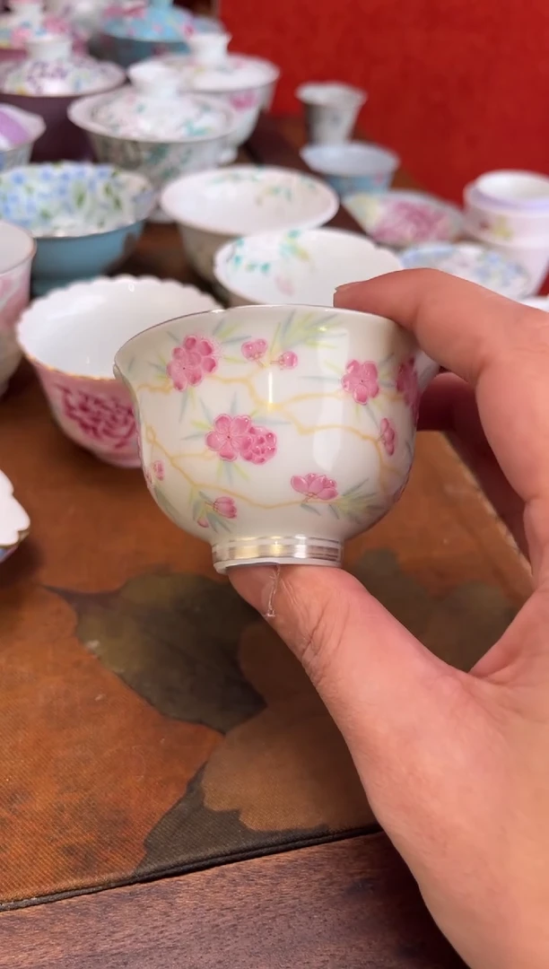 景德镇纯手绘陶瓷茶具