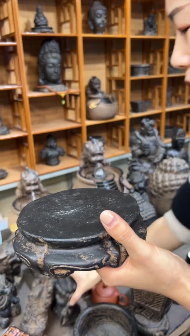 陶土【火山泥】金箍坛底座