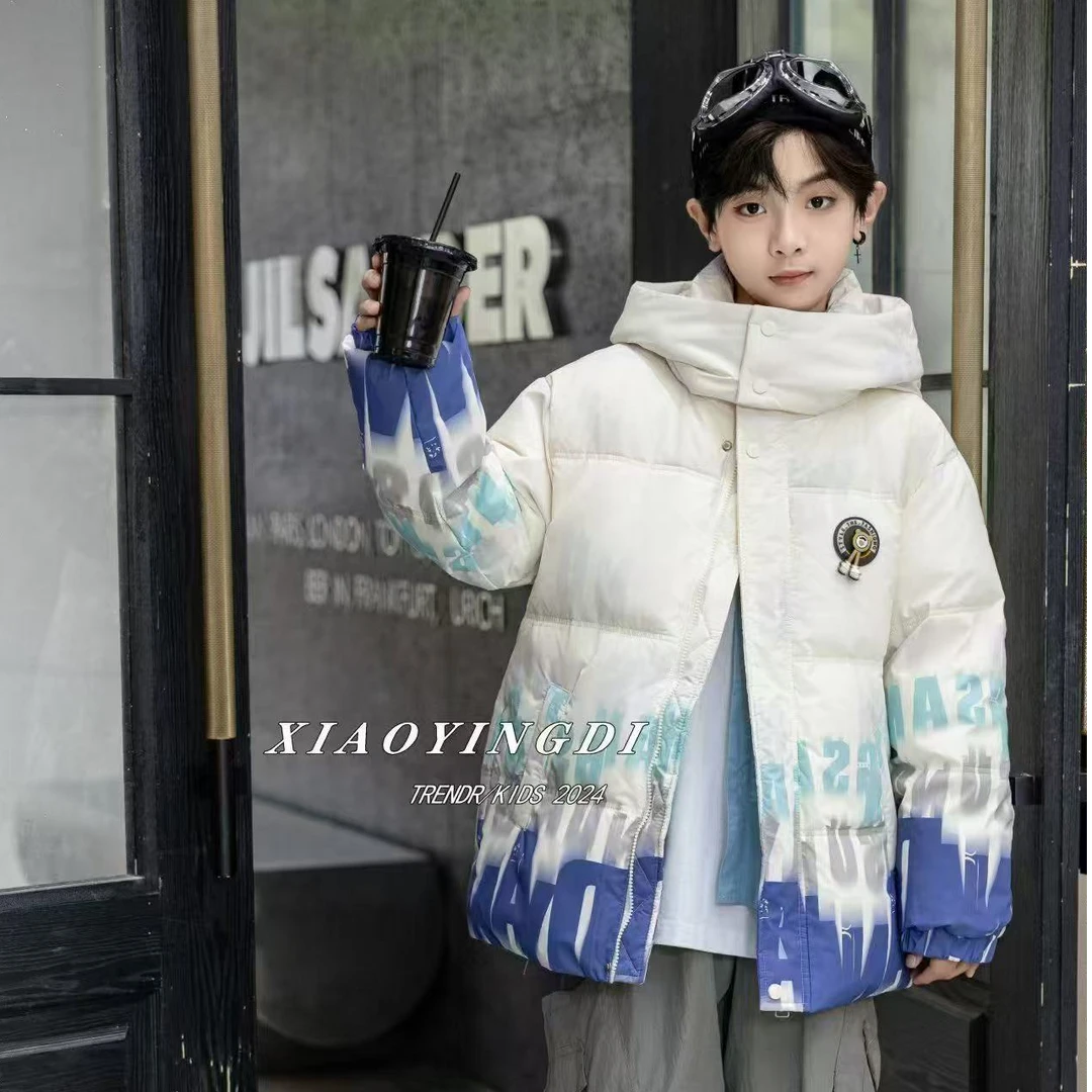 冬季新款中大童羽绒服小赢迪24-21