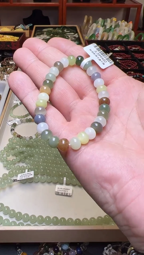 未镶嵌手链和田玉和田玉多宝手串