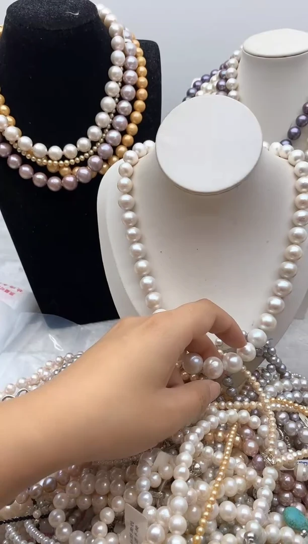 颈饰钛钢淡水珍珠21