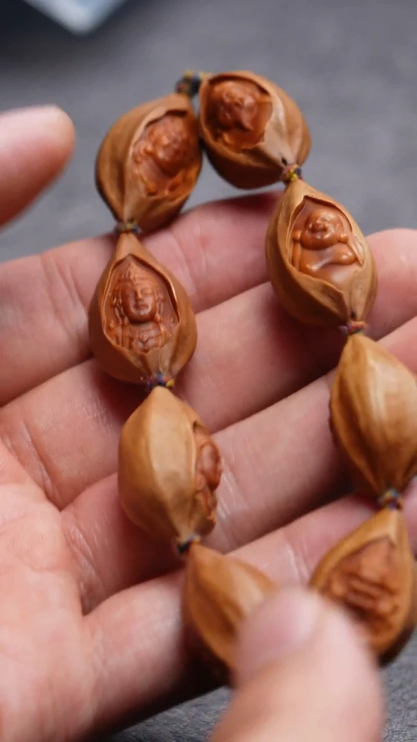 橄榄核手串/手链橄榄核微花