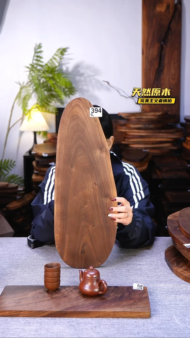 木北美黑胡桃原木.干裂疤结不属于商品质量问题完美主义者慎拍