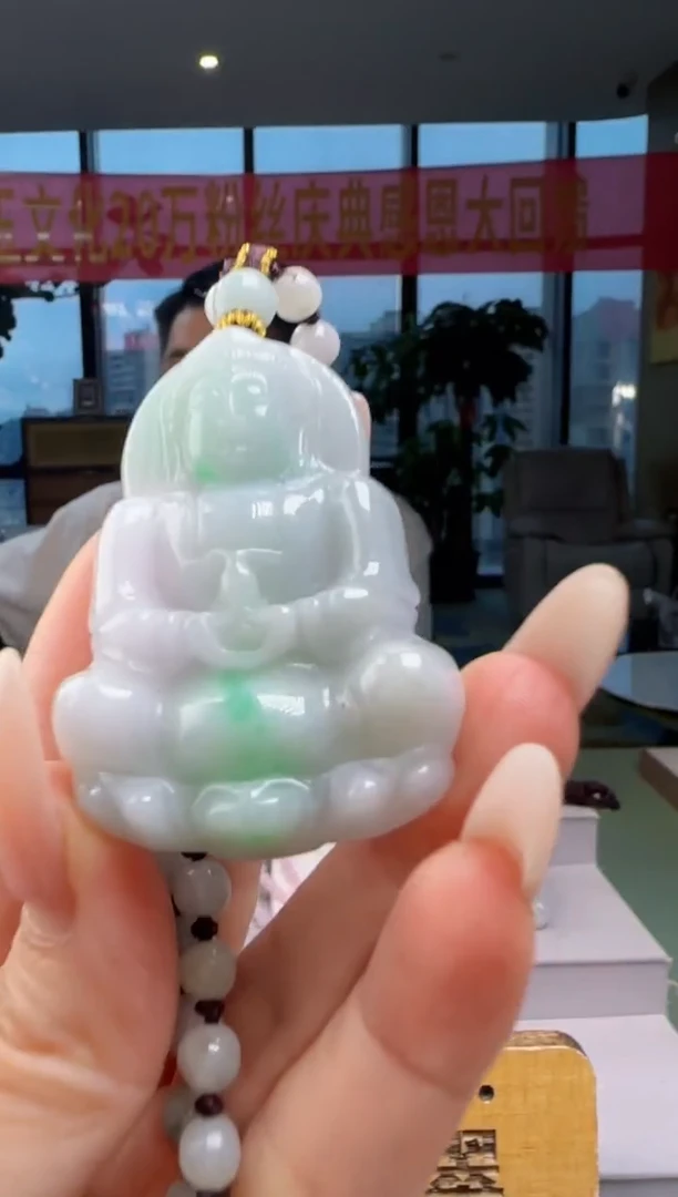 翡翠未镶嵌颈饰YJ@@60B7J09596L