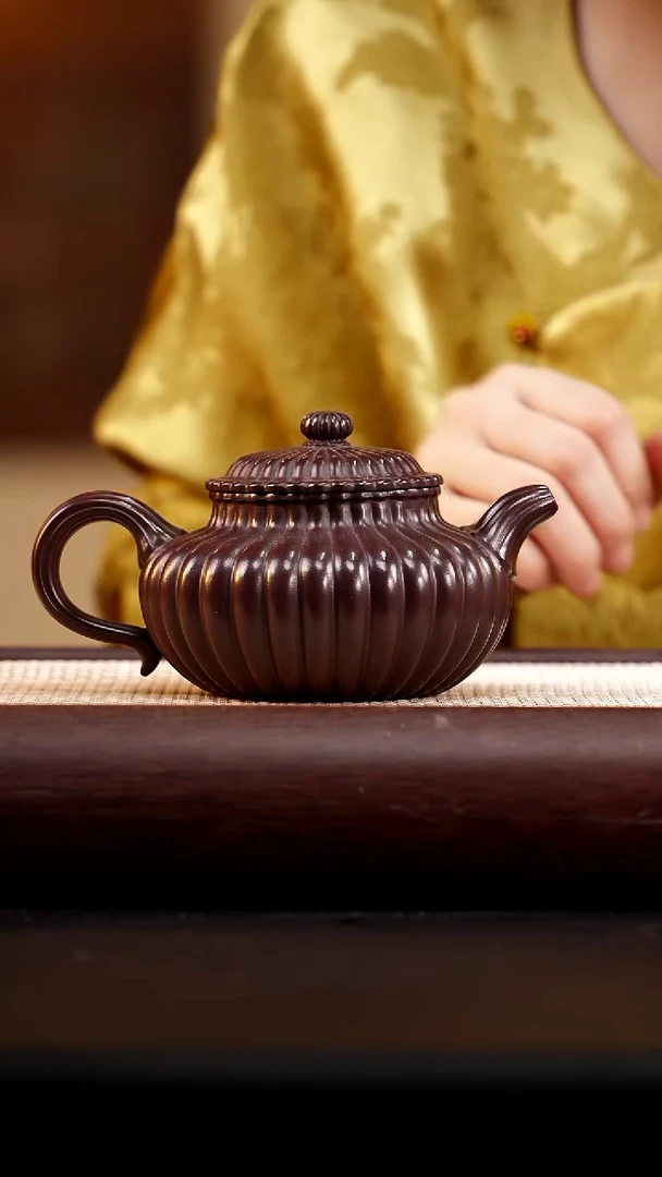 茶壶紫砂石红英雄仿古300