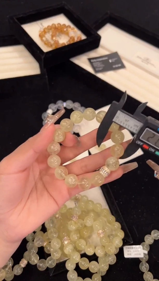 【闪购商品】水晶手链合金柠檬阿赛手链x1073