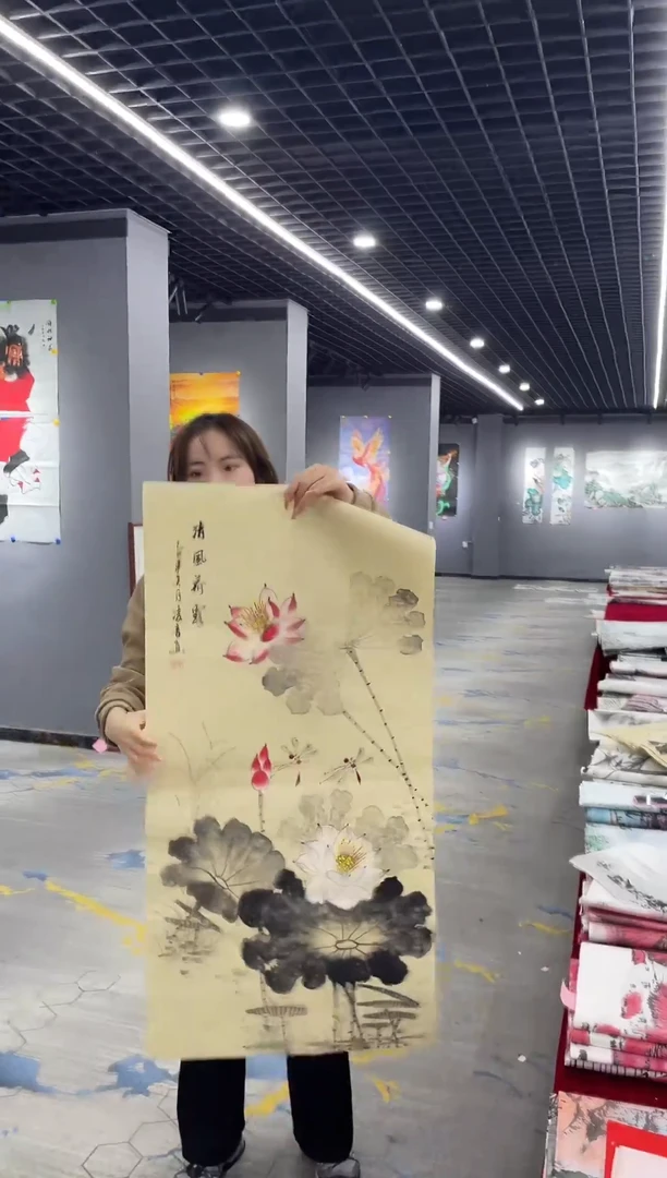 竖款年画艺术作品欣赏A52