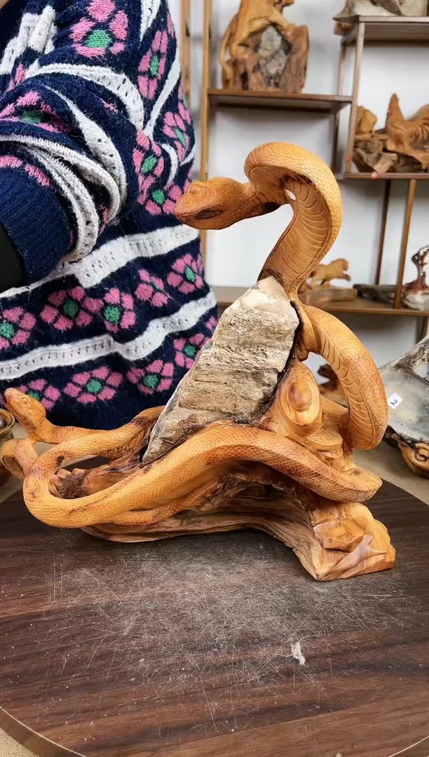 【闪购商品】柏木（崖柏）木雕1