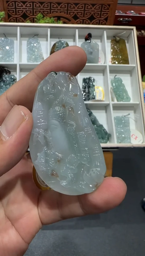 未镶嵌挂件翡翠A货翡翠多样性孤品