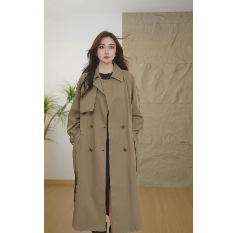 【珊珊专属】英伦风设计款长款风衣M424300511